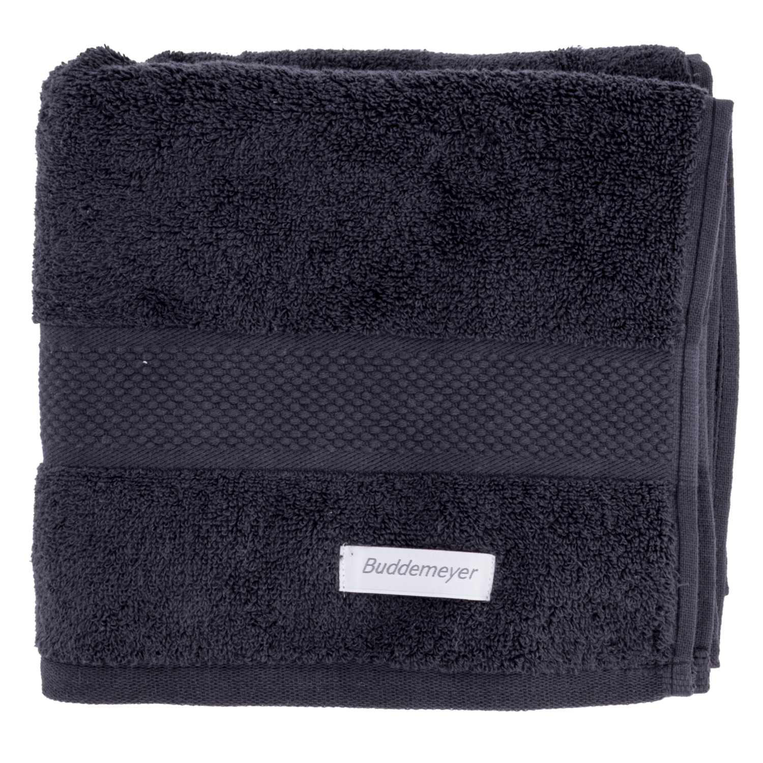 Toalla De Cara Montserrat Extra Soft 500G Grafito BUDDEMEYER 50X30 Cm