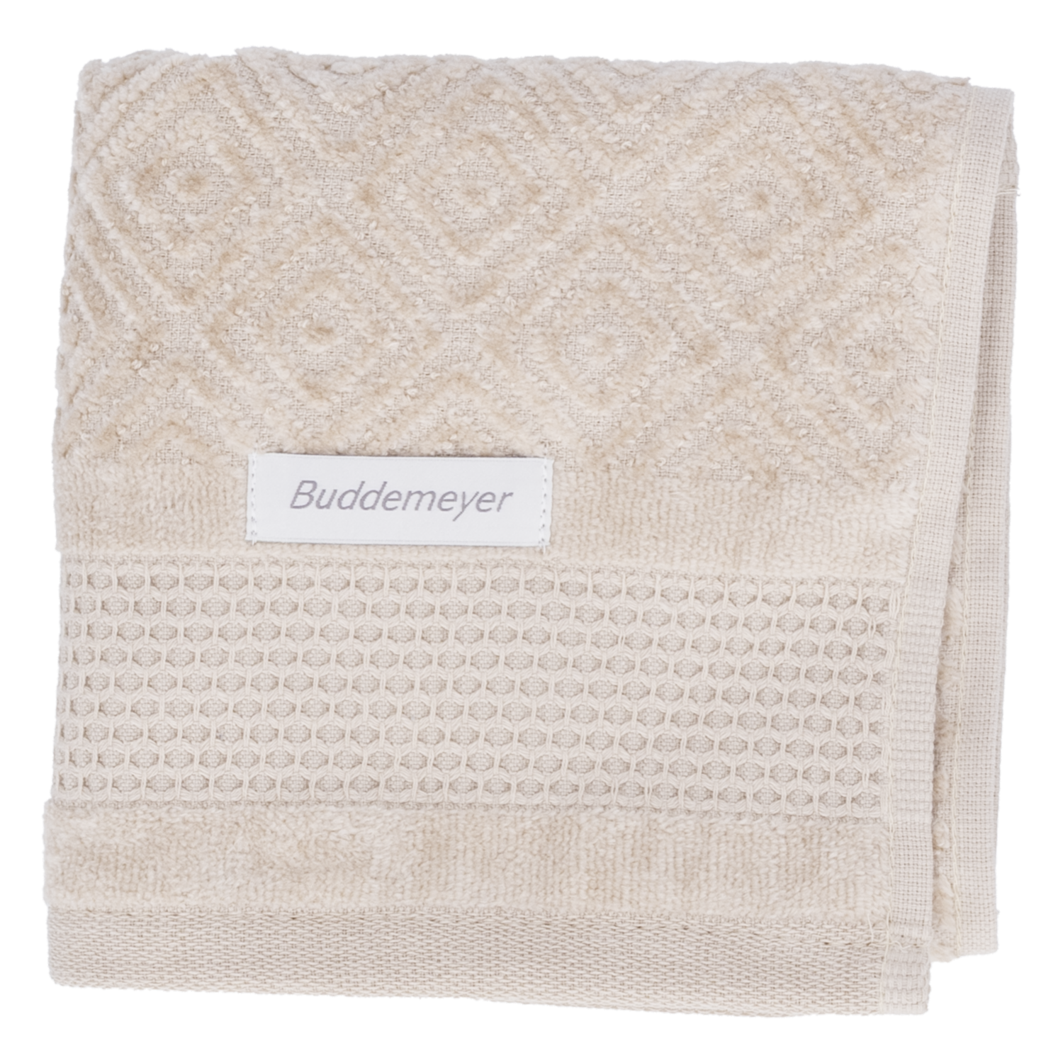 Toalla De Cara Kyoto 430G Beige BUDDEMEYER 50X30 Cm