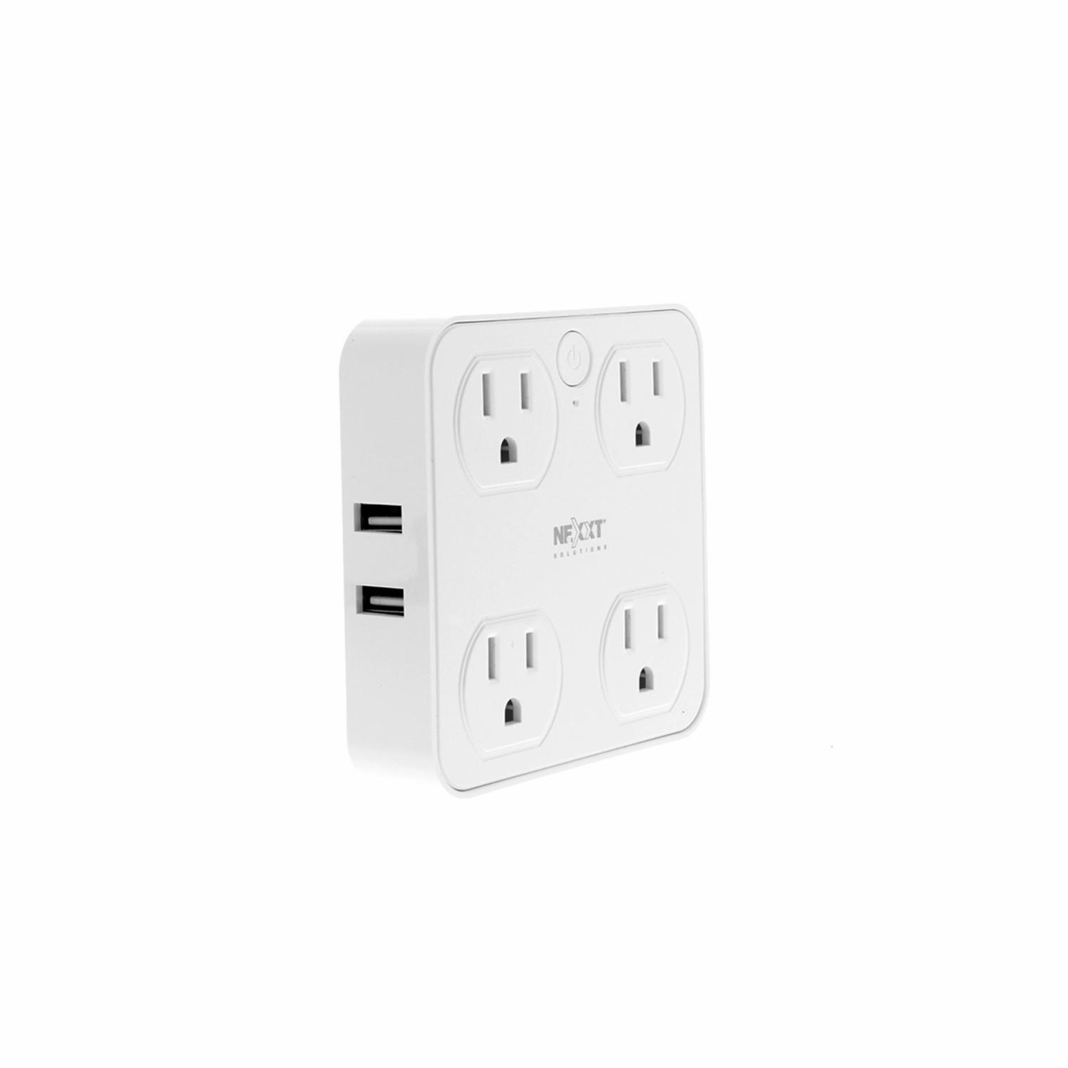 Enchufe Protector Smart Tomacorriente Cable S/Ftp De 4 Pares Cat6A NEXXT 100 – 240 v