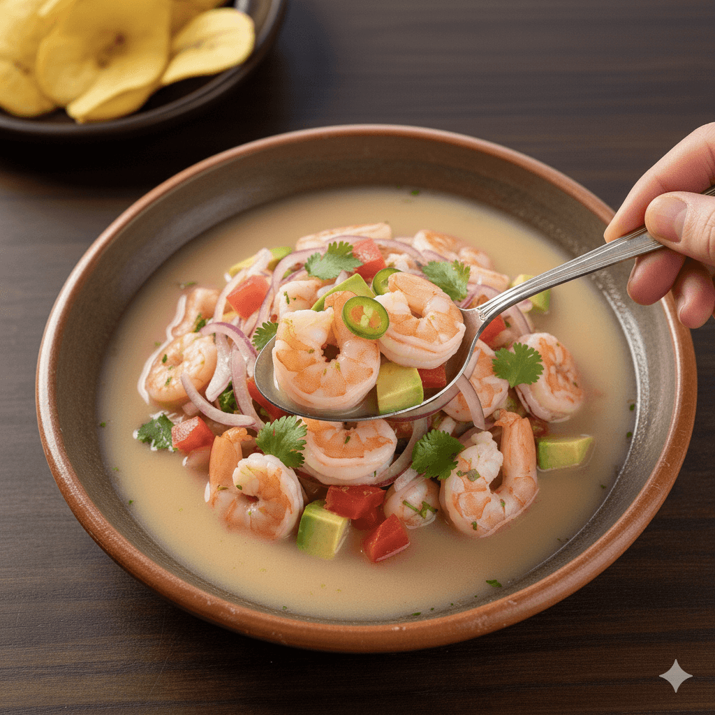 Ceviche de camarón