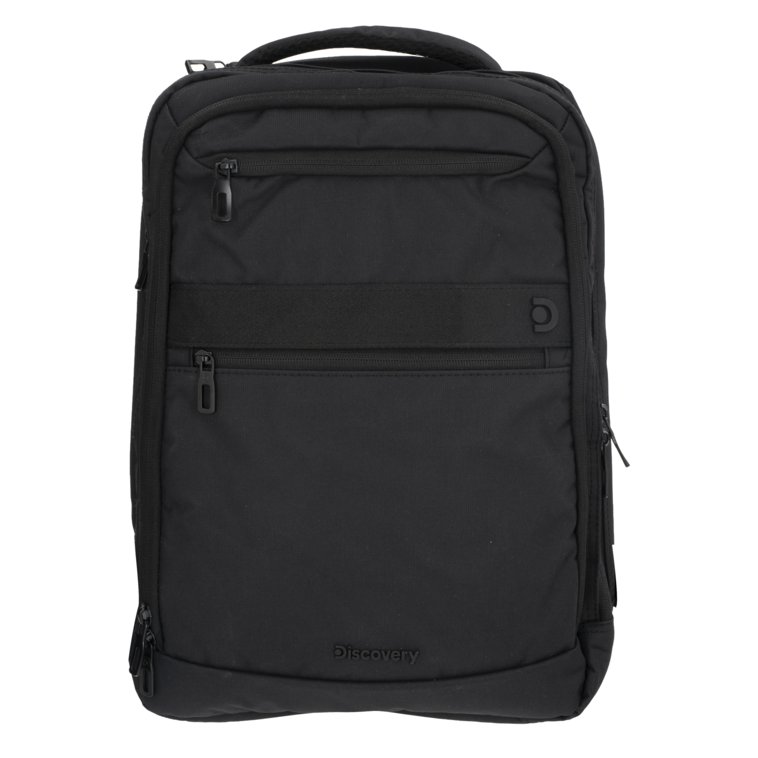 Mochila Viajera Negra 2 Comp DISCOVERY 1 Pieza