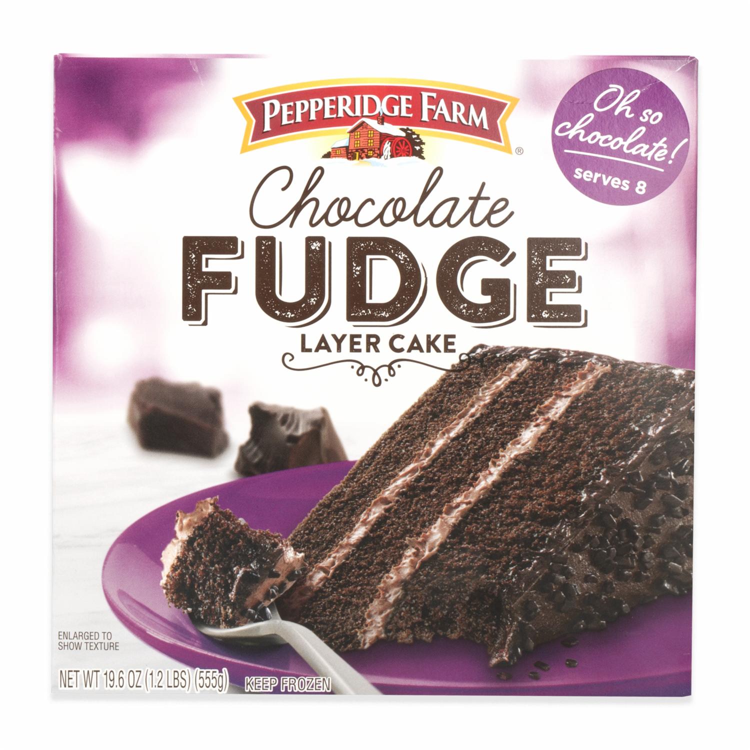 Pastel Helado De Crema Y Cobertura De Chocolate PEPPERIDGE FARM 555 G