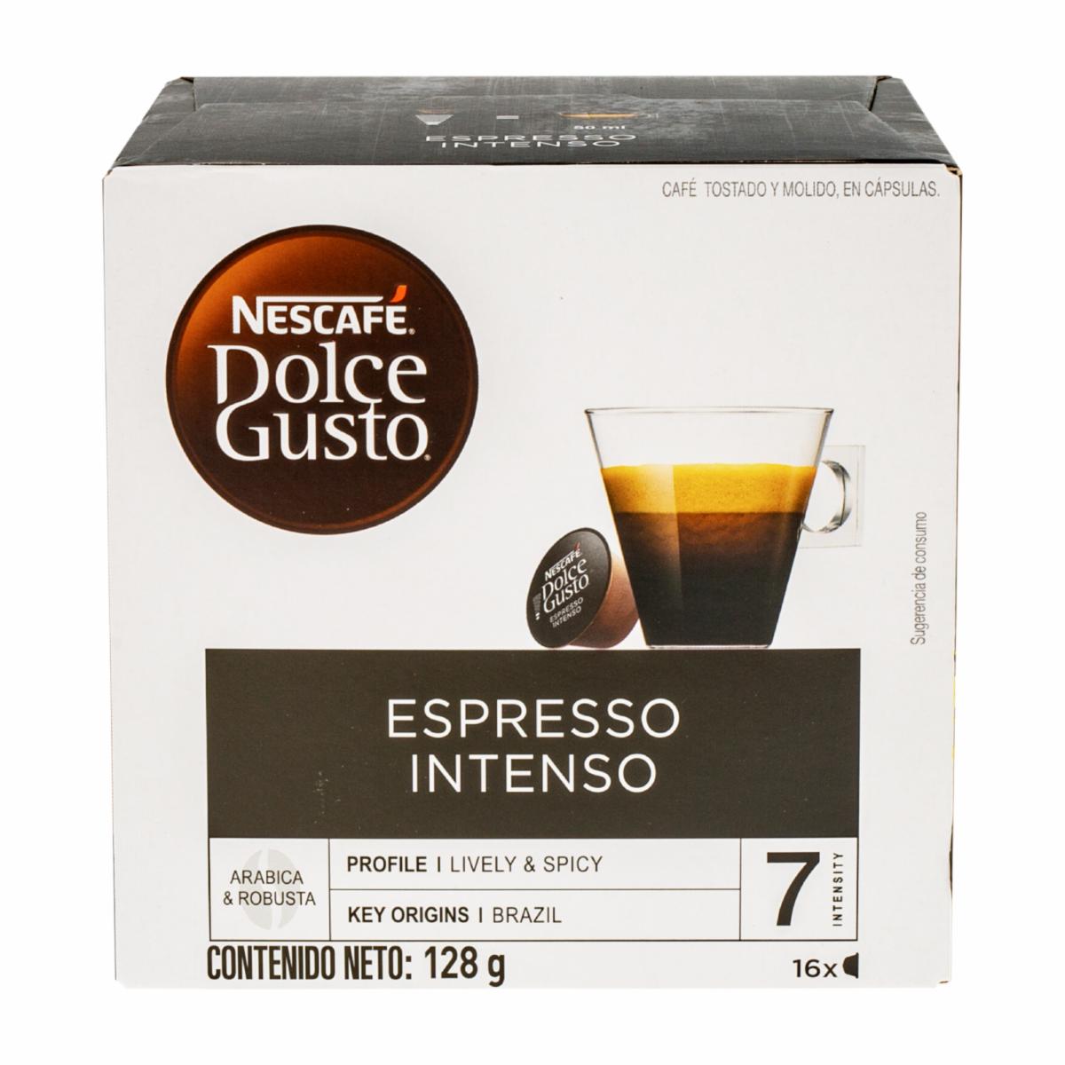 Café En Cápsulas Expresso Intenso NESCAFÉ DOLCE GUSTO 128 G