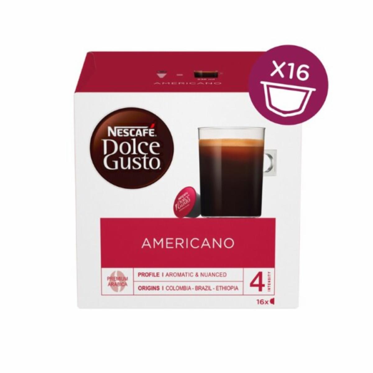 Café En Cápsulas Americano NESCAFÉ DOLCE GUSTO 128 G