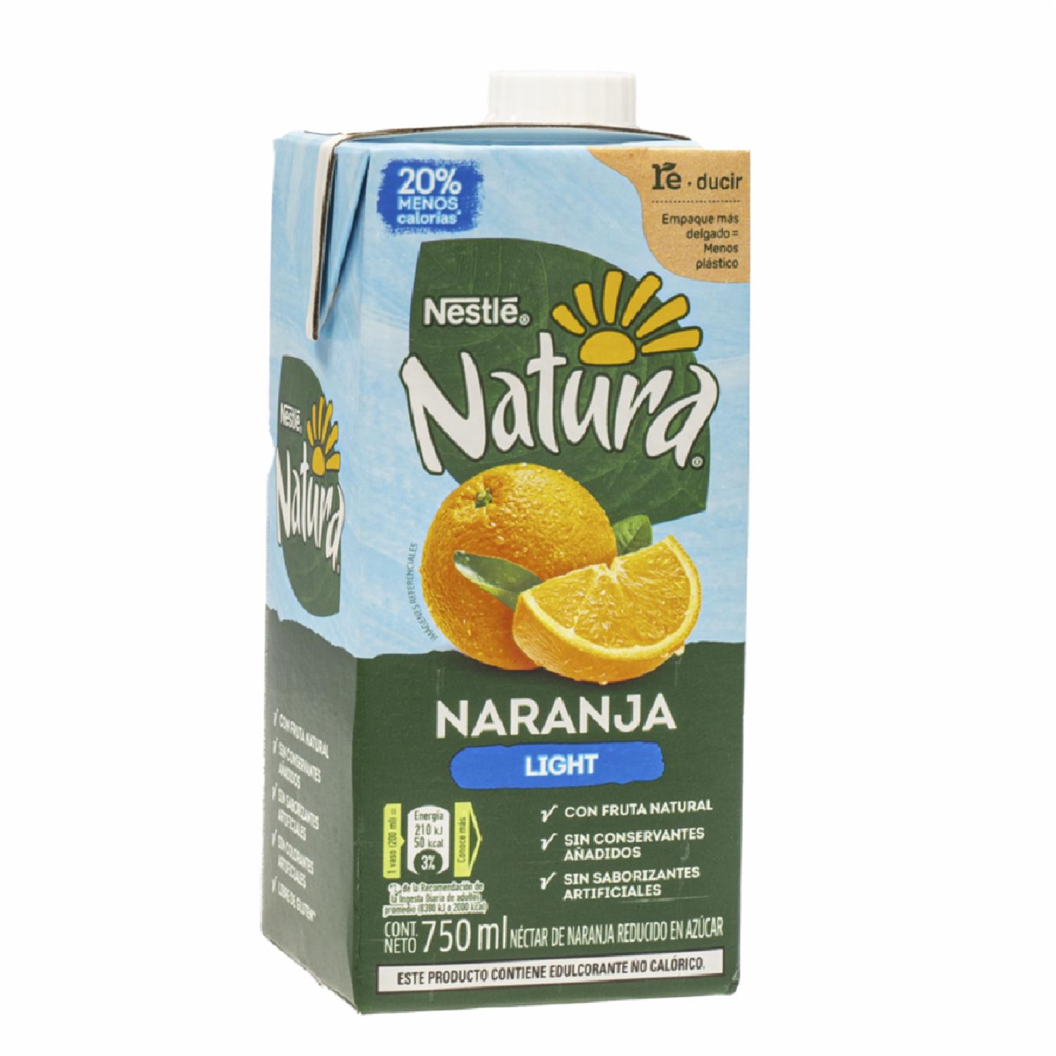 Refresco Light Naranja NATURA 750 Ml