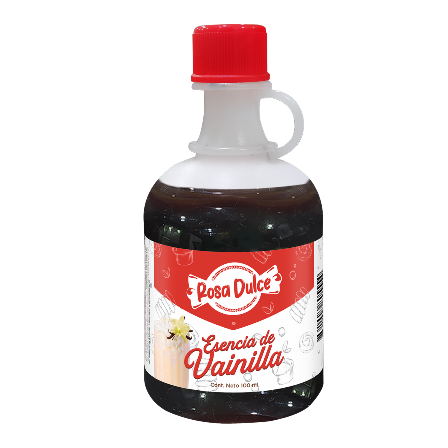 Esencia De Vainilla Aromatizante De Sabor ROSA DULCE 100 Ml