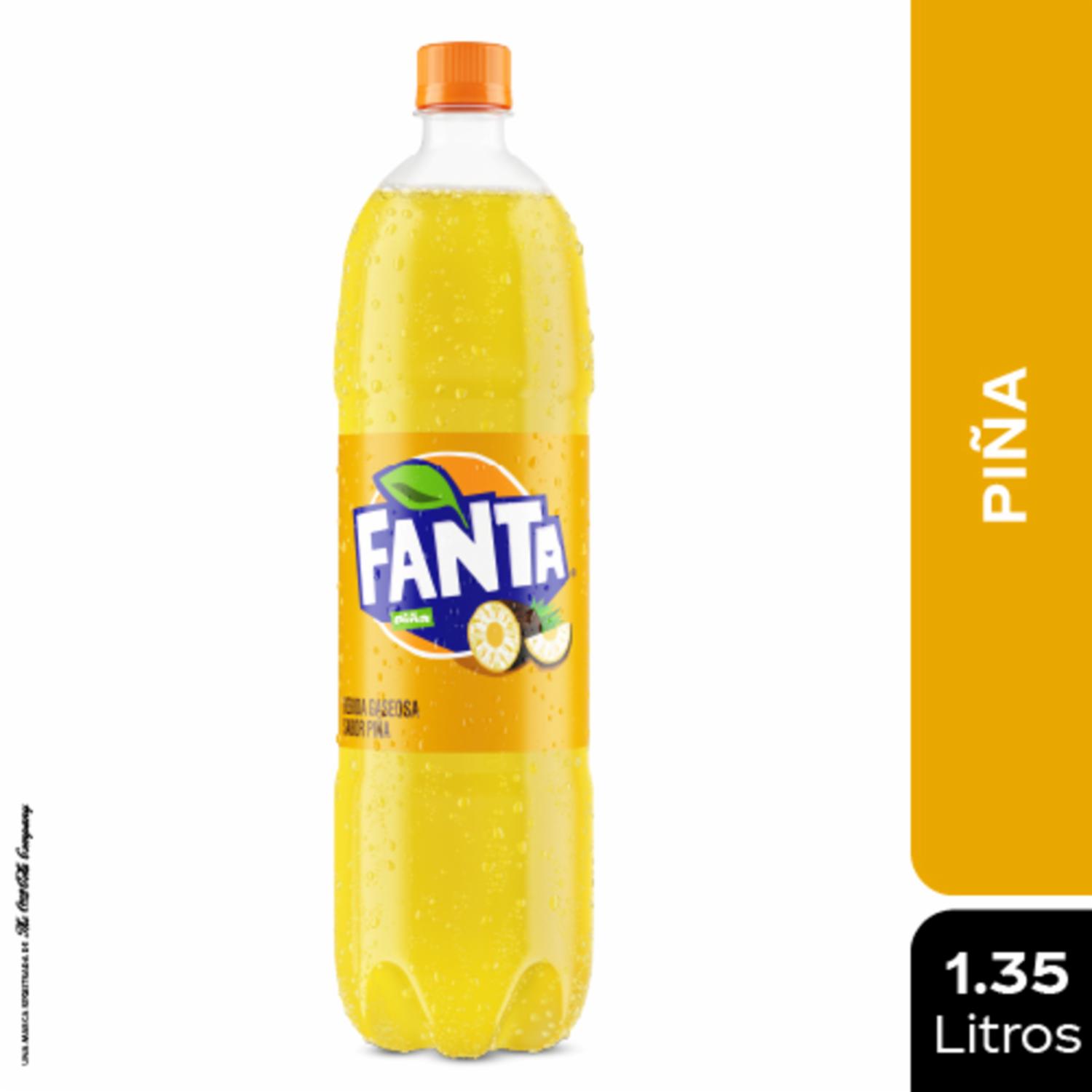 Bebida Gaseosa Sabor A Piña FANTA 1 350 ml
