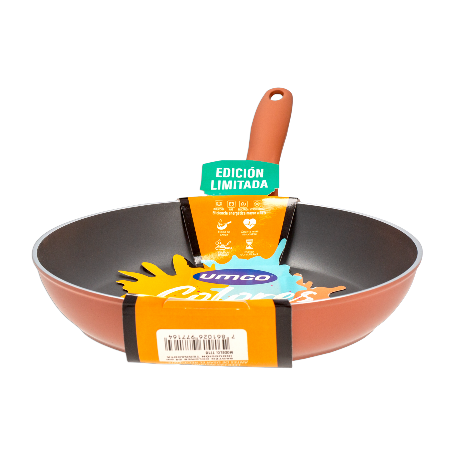 Sartén De Inducción Color Terracota UMCO 24 Cm