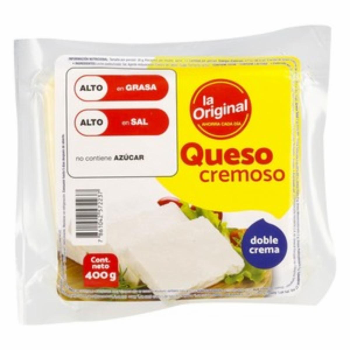 Queso Cremoso LA ORIGINAL 400 G