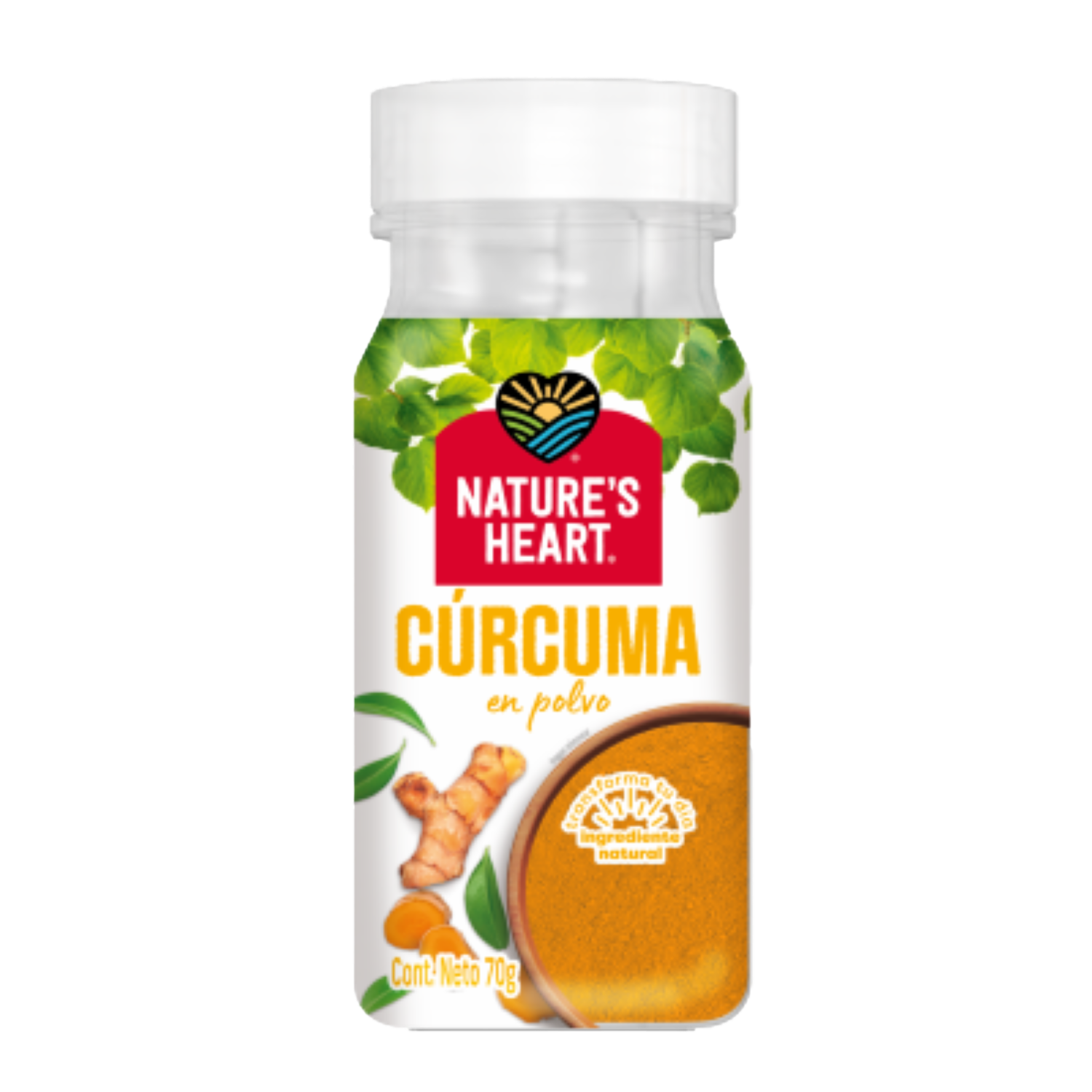 Cúrcuma En Polvo NATURE´S HEART 70 G