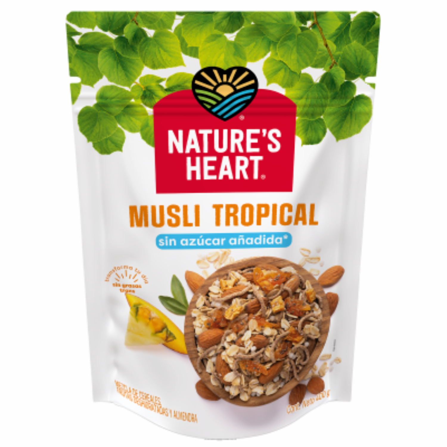 Musli Tropical Sin Azúcar NATURE´S HEART 400 G