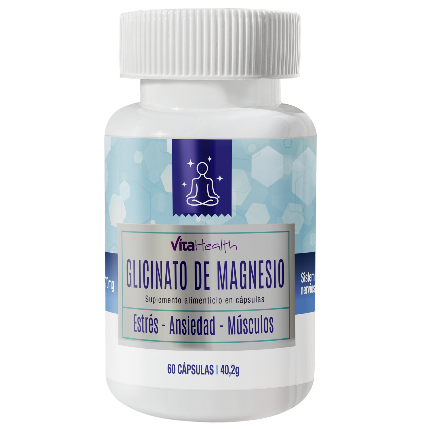 Suplemento Glicinato De Magnesio VITAHEALTH 40,2 G