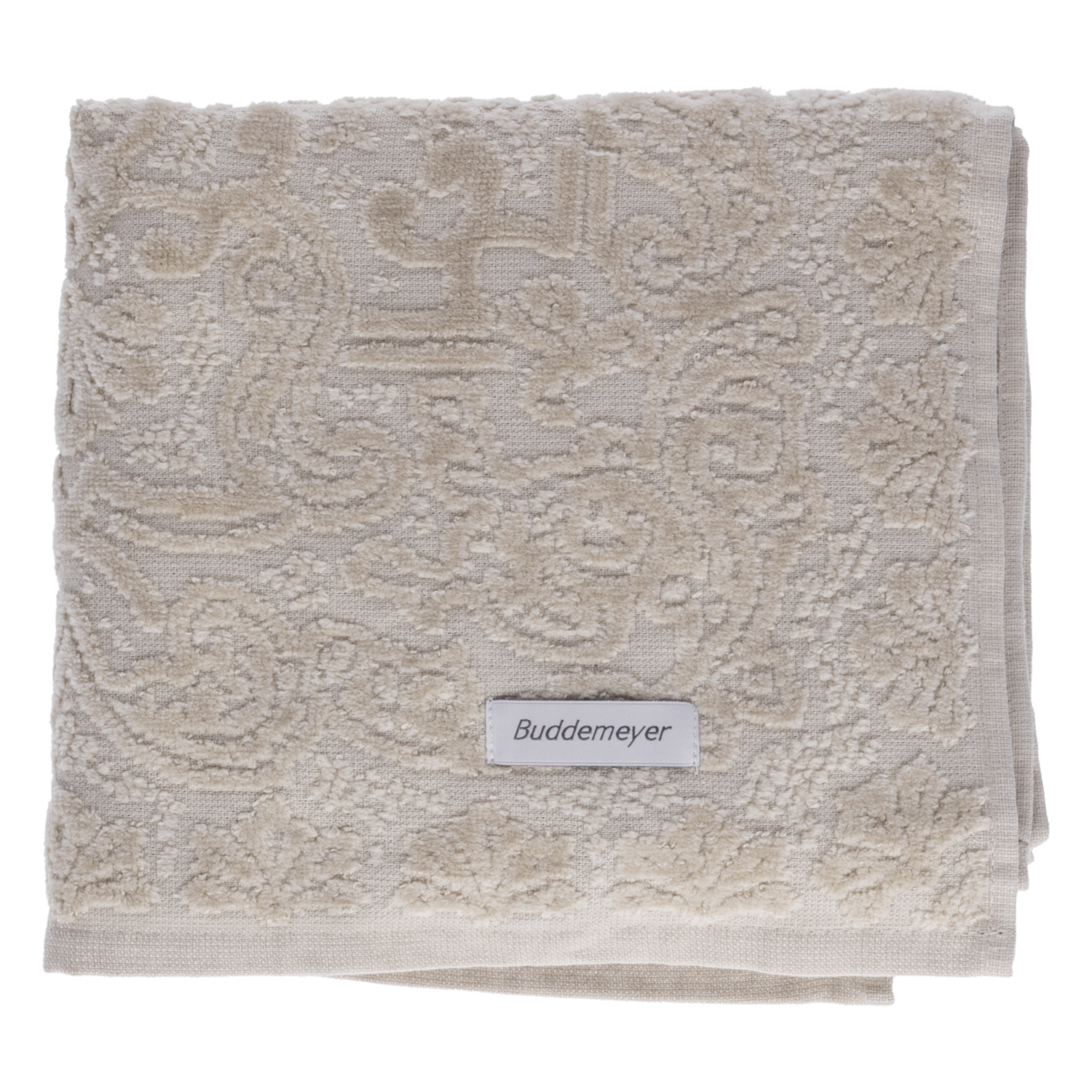 Toalla Para Manos Diseño Oscar Beige BUDDEMEYER 85X48 Cm