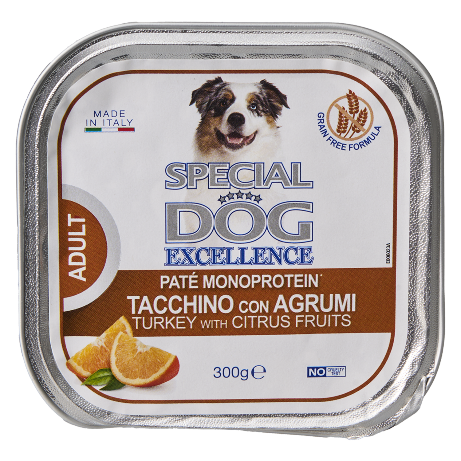 Alimento Para Perros Adultos Pate Completo De Pavo con Frutos Cítricos EXCELLENCE 300 G