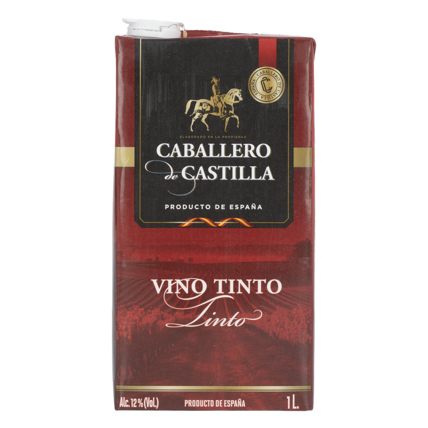Vino Tinto Tetrapack CABALLERO DE CASTILLA 1000 Ml