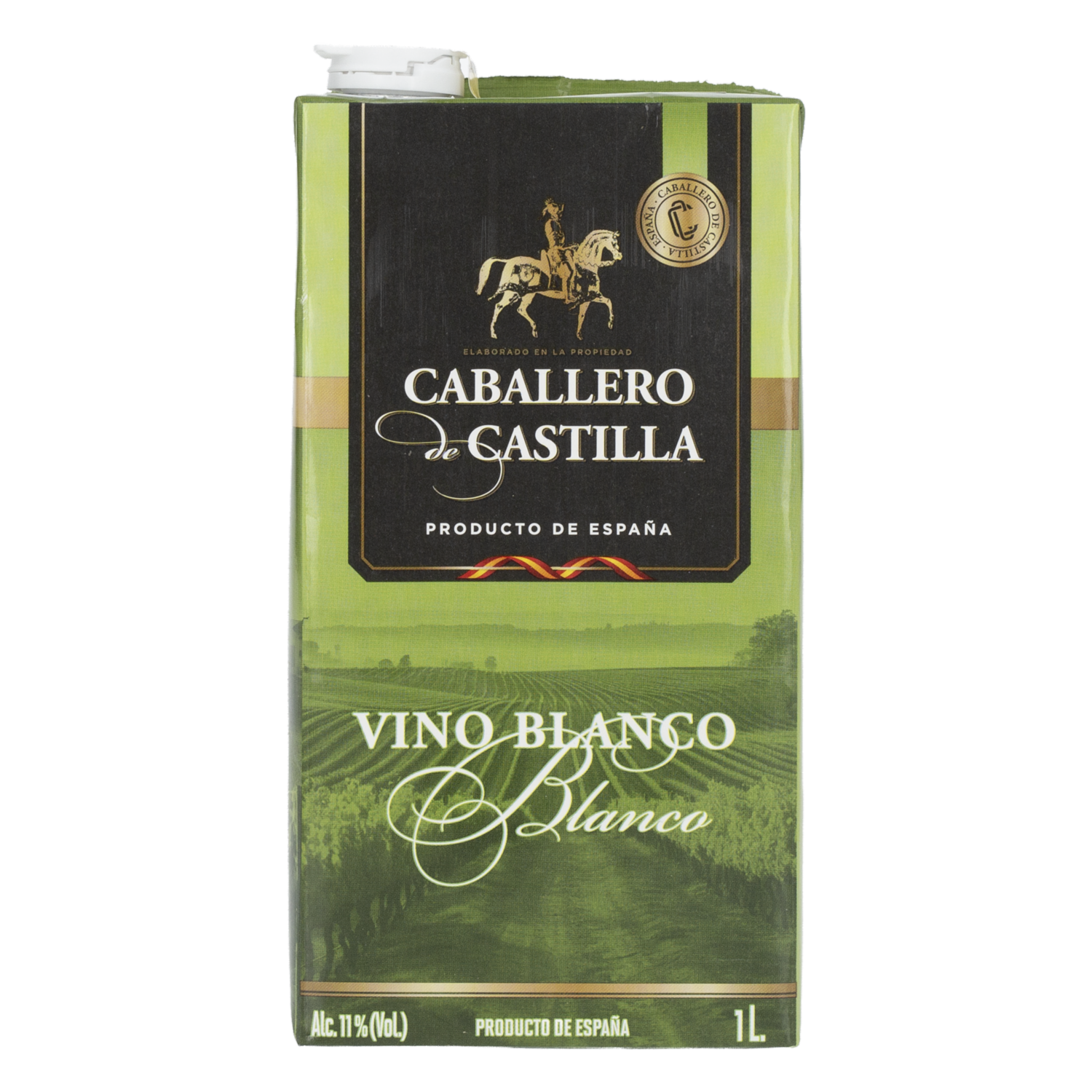 Vino Blanco Tetrapack CABALLERO DE CASTILLA 1000 Ml