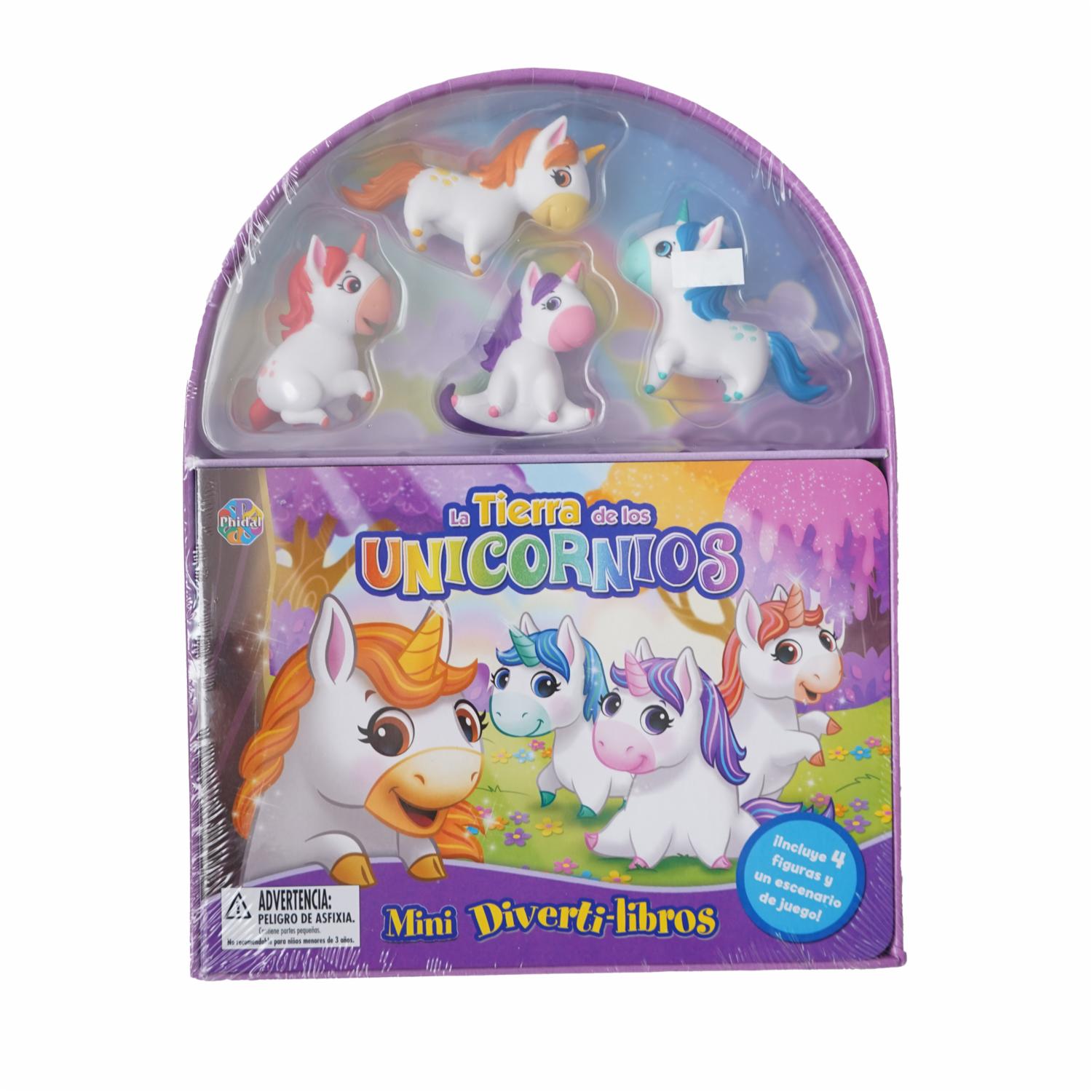 Libro Set La Tierra De Los Unicornios PHIDAL 15 Páginas