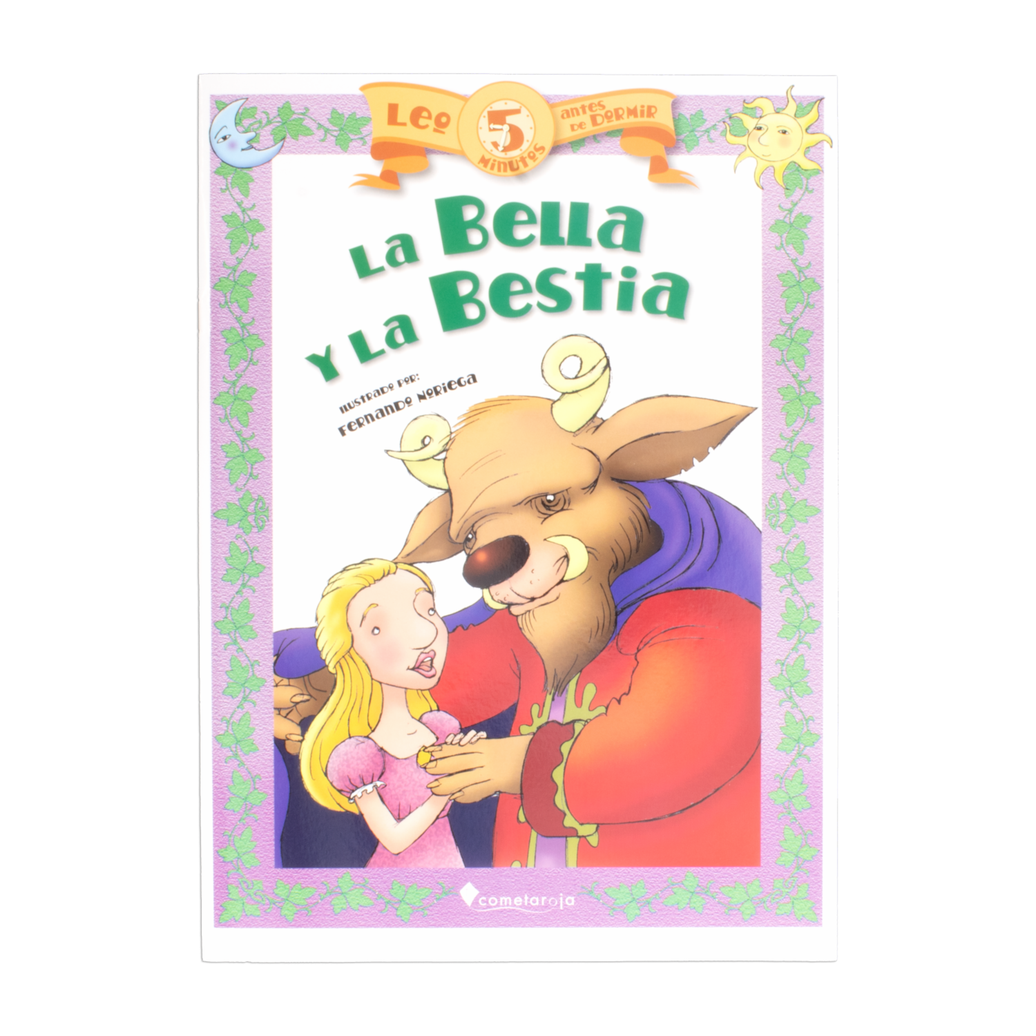 Libro La Bella Y La Bestia Leo 5 Minutos Antes De Dormir MR.BOOKS 16 Páginas