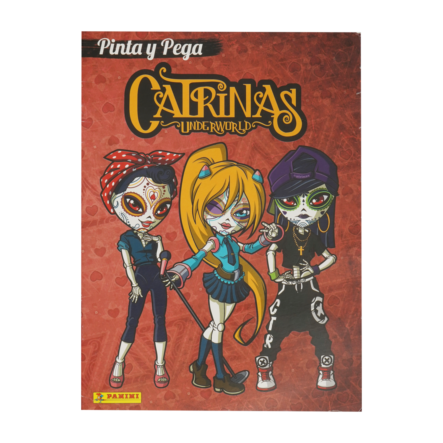 Álbum Catrinas Underworld Pinta Y Pega PANINI 35 Páginas