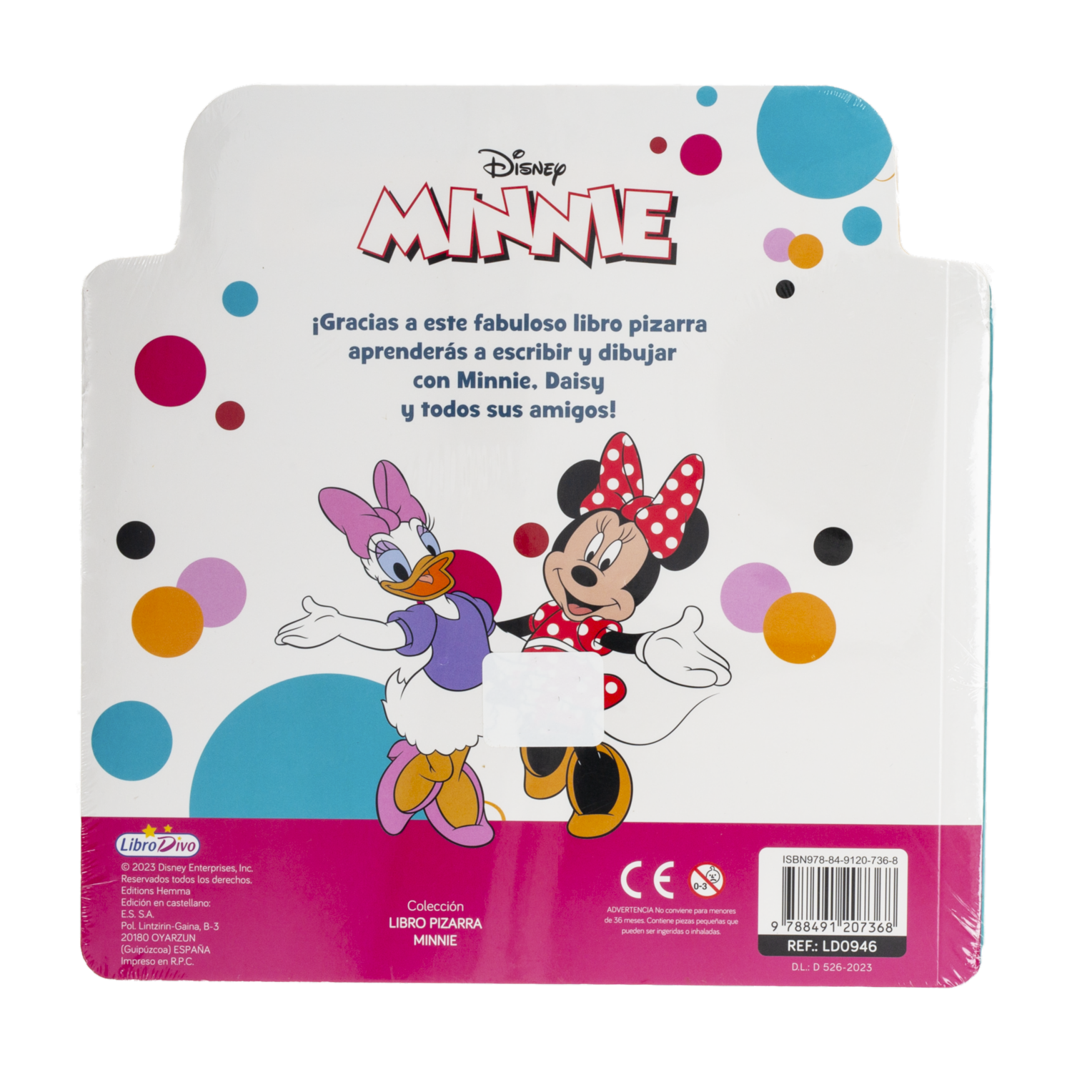 Libro Pizarra Aprendo Con Minne MEGABOOKS 22 Páginas