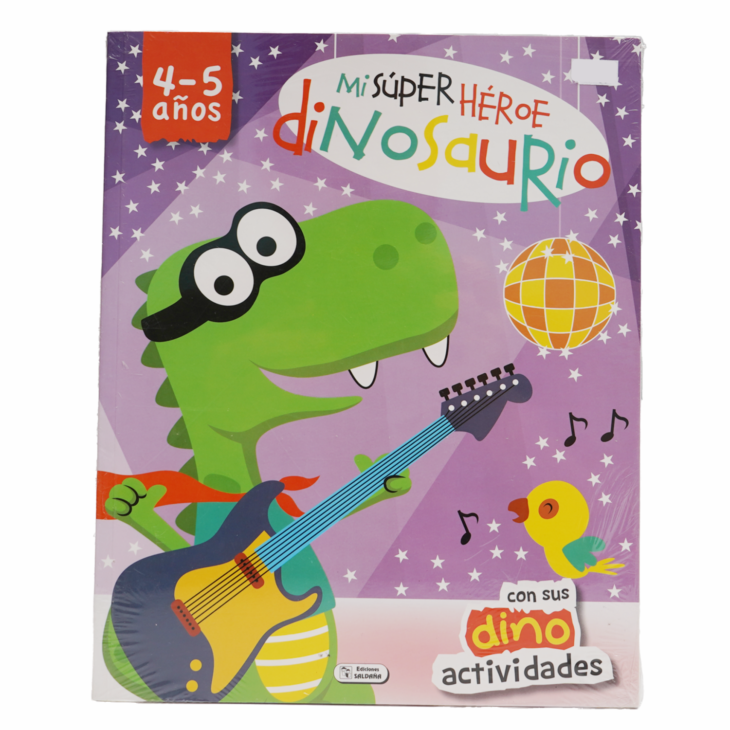 Libro Mi Súper Héroe Dinosaurio 4-5 Años SALDAÑA 45 Páginas