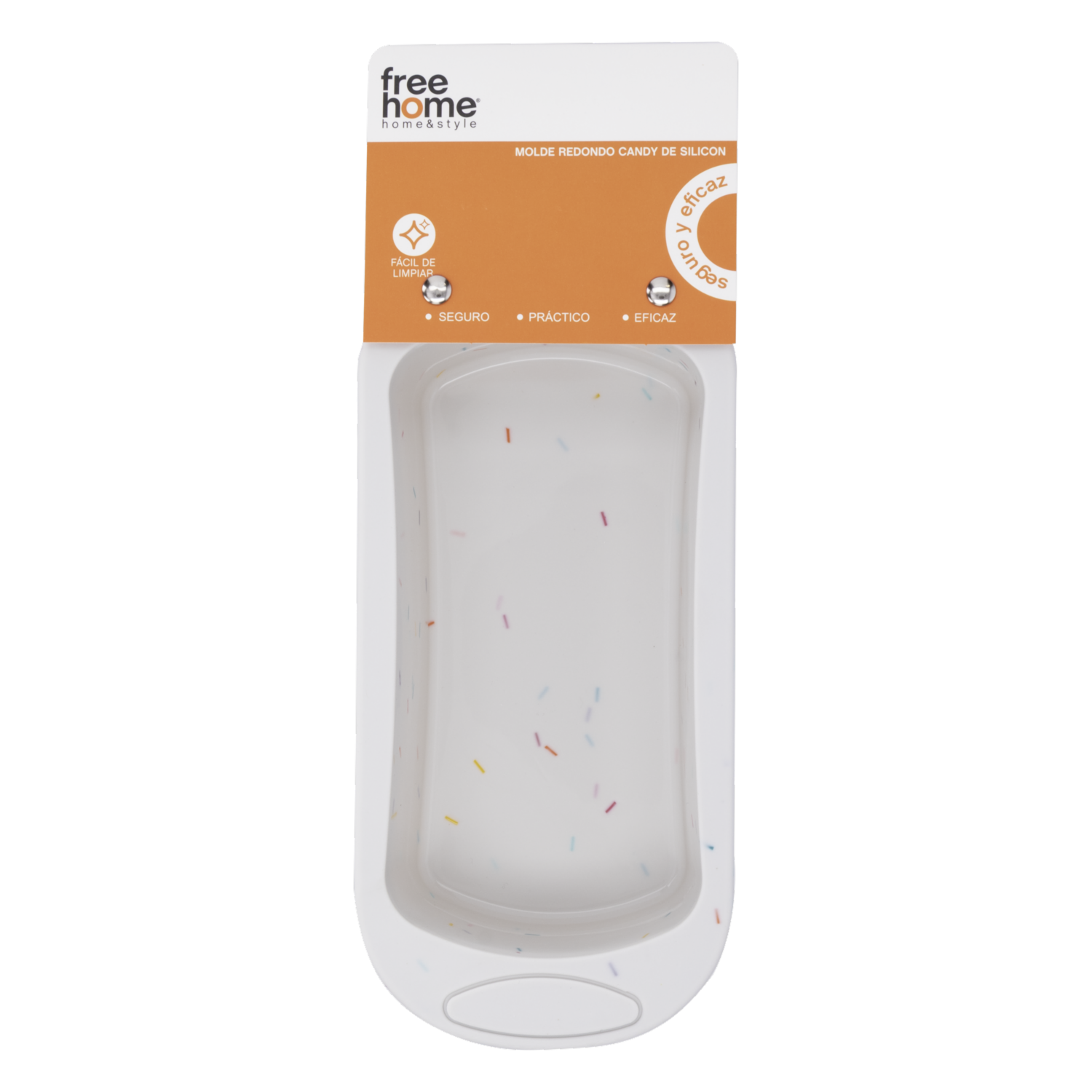 Molde Para Hornear Diseño Rectangular Candy De Silicon Pequeño FREE HOME 1 Pieza
