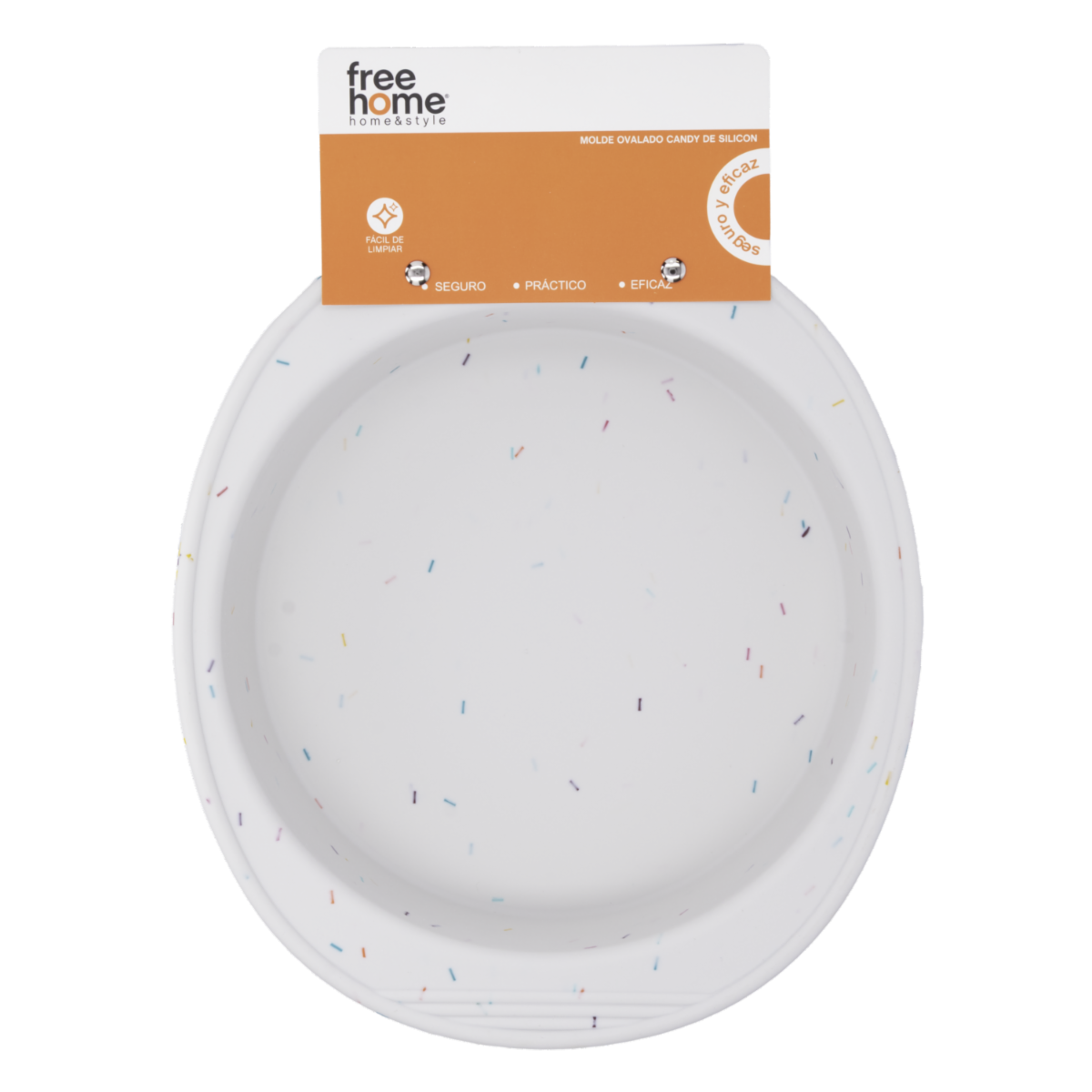 Molde Para Hornear Diseño Ovalado Candy De Silicon FREE HOME 1 Pieza