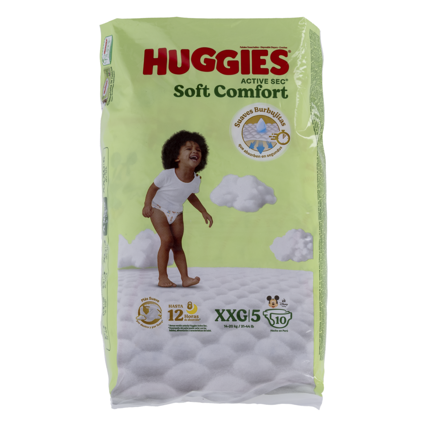 HUGGIES SOFT COMFORT 10 UNID.