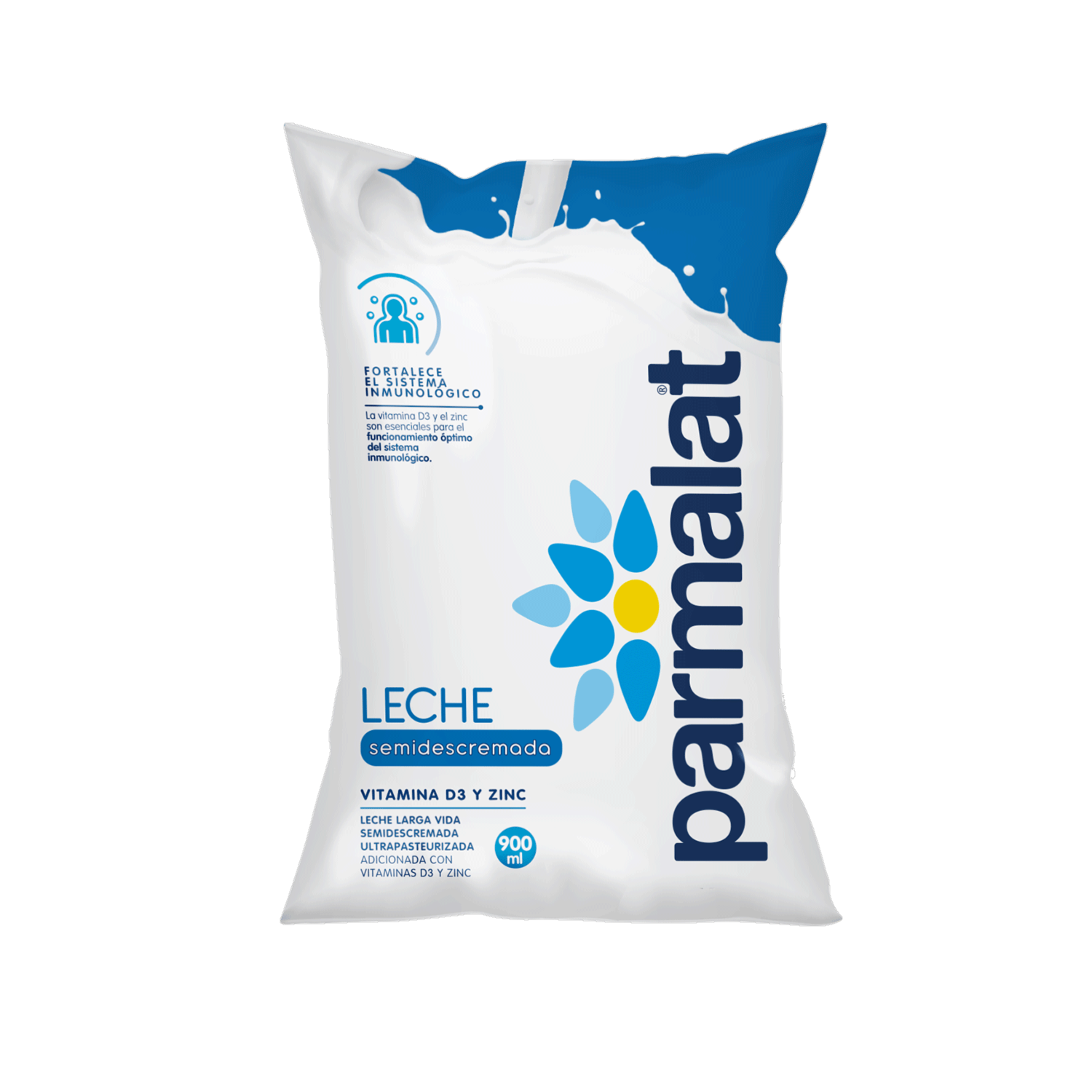 Leche Semidescremada Ultrapasteurizada PARMALAT 900 Ml