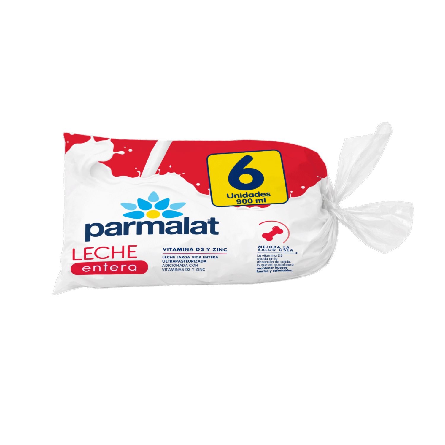 Leche Entera En Funda PARMALAT 6 X 900 Ml
