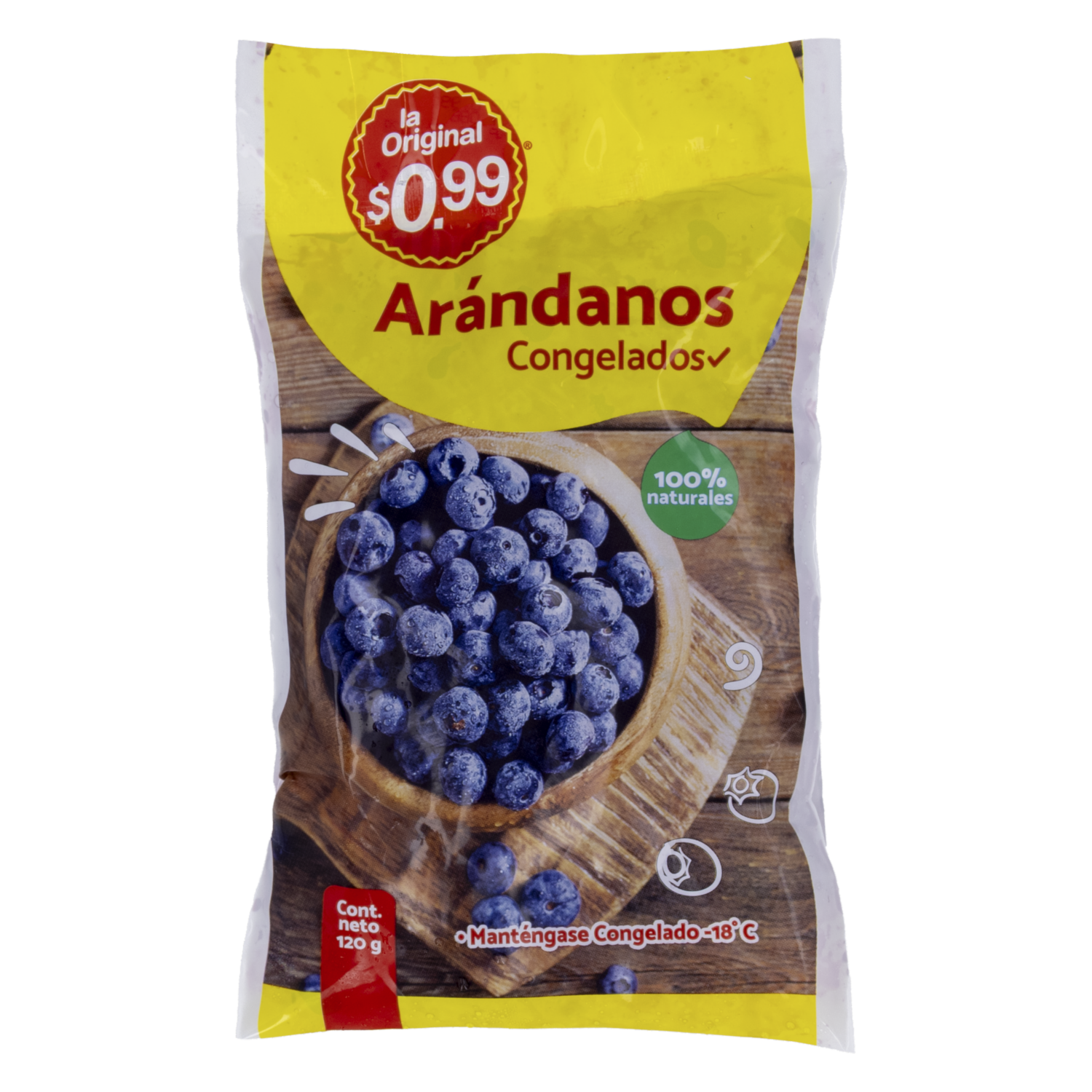 Arándanos Congelados LA ORIGINAL 120 G