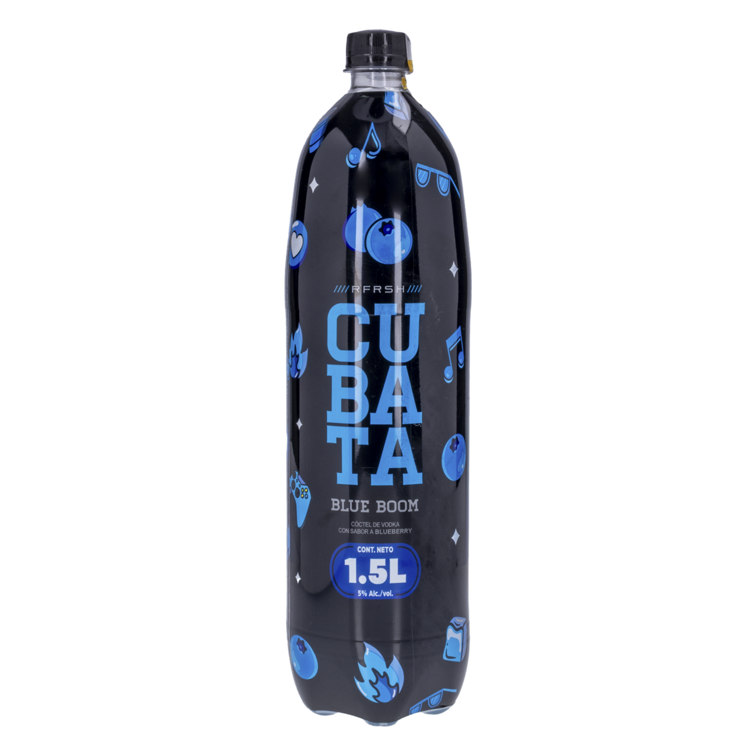 Coctel De Vodka Sabor A Blueberry Boom CUBATA 1 500 Ml