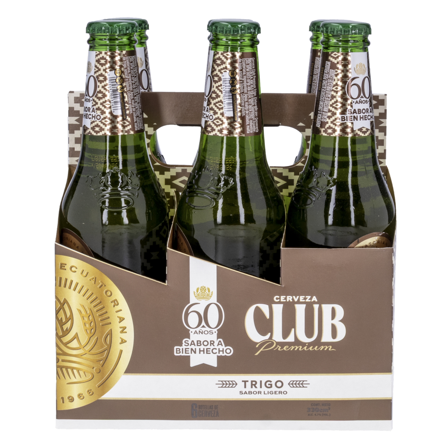 Cerveza Trigo Sabor Ligero CLUB 6 X 330 Ml